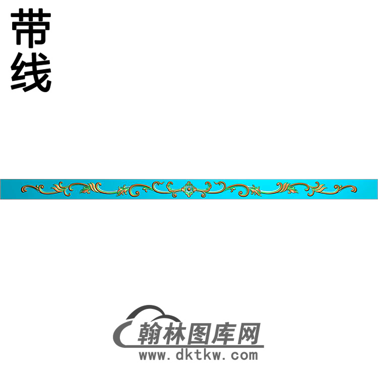 欧式长条洋花精雕图（CTH-095）展示