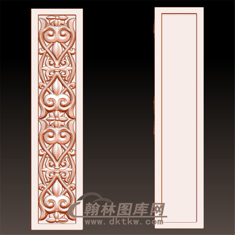 欧式洋花罗马柱柱子托梁墙壁装饰方柱立体圆雕图(YZT-048)展示