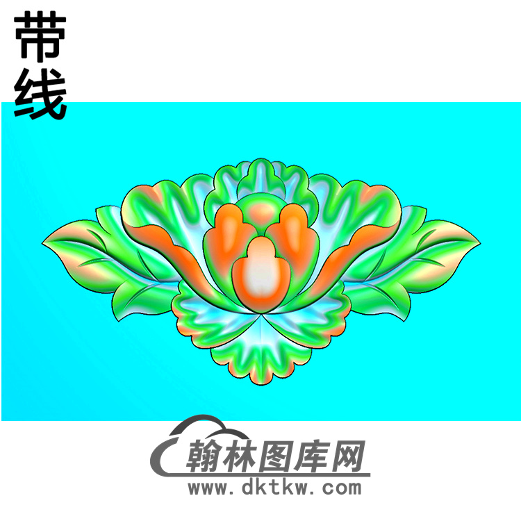 牡丹碑板精雕图（MBBB-1458）展示