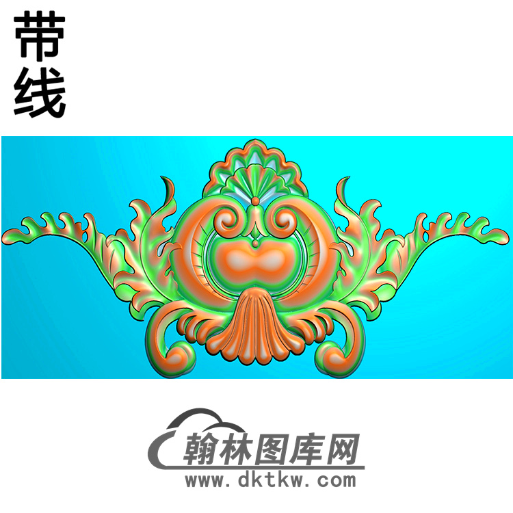 洋花碑板精雕图（MBBB-1459）展示