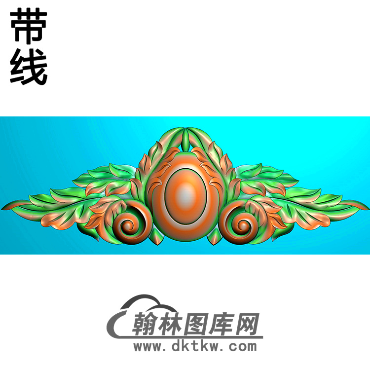 洋花碑板精雕图（MBBB-1481）展示