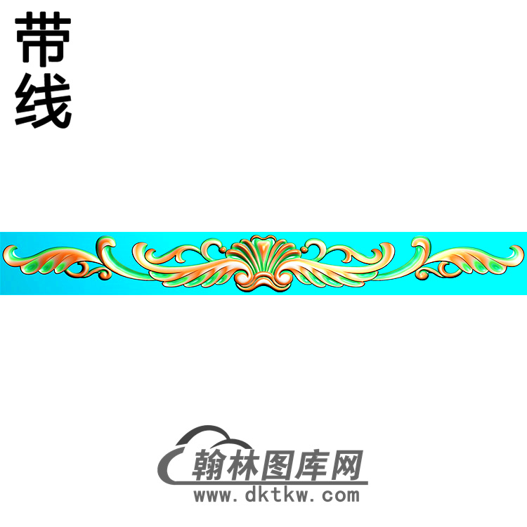 欧式长条洋花精雕图（CTH-139）展示