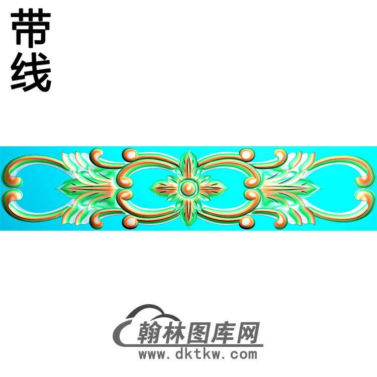 欧式长条洋花精雕图（CTH-142）展示