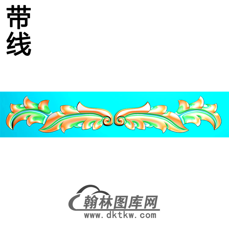 欧式长条洋花精雕图（CTH-149）展示