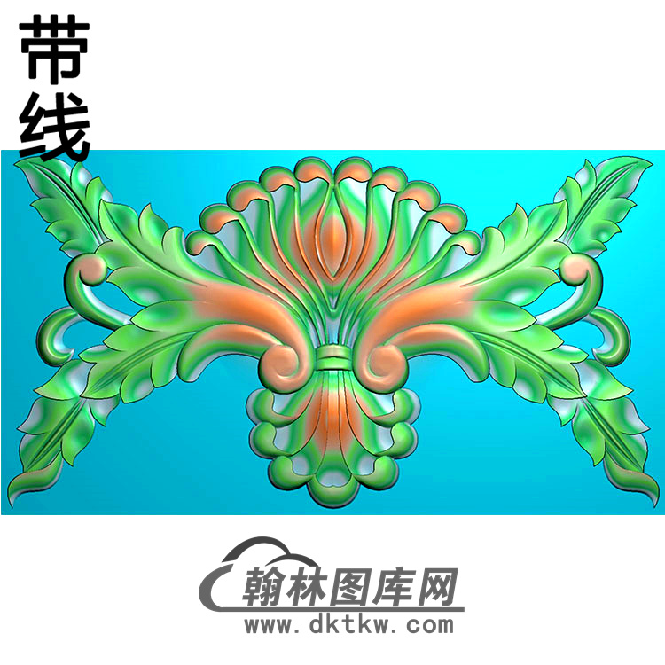 欧式长方形洋花精雕图（CYH-306）展示