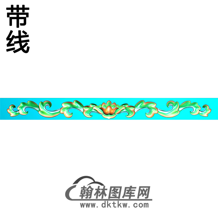 欧式长条洋花精雕图（CTH-159）展示