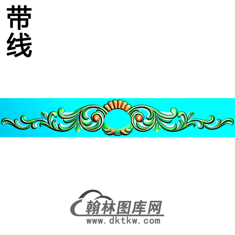 欧式长条洋花精雕图（CTH-172）展示