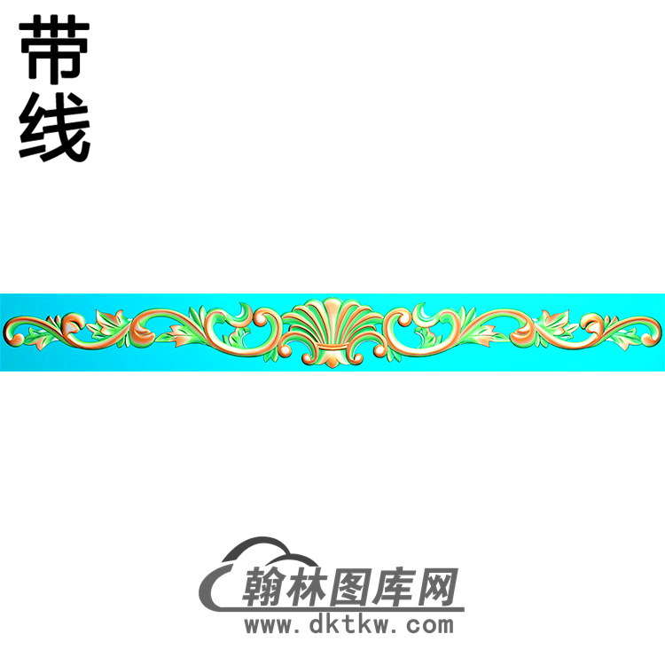 欧式长条洋花精雕图（CTH-176）展示