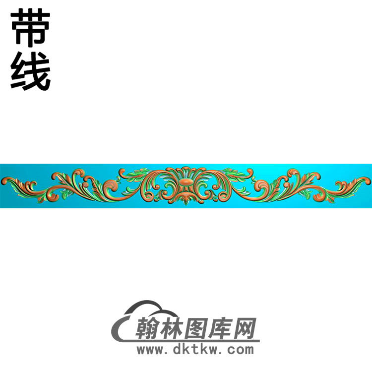 欧式长条洋花精雕图（CTH-190）展示