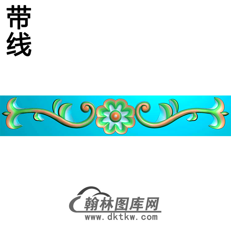 欧式长条洋花精雕图（CTH-201）展示