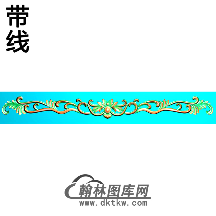 欧式长条洋花精雕图（CTH-232）展示