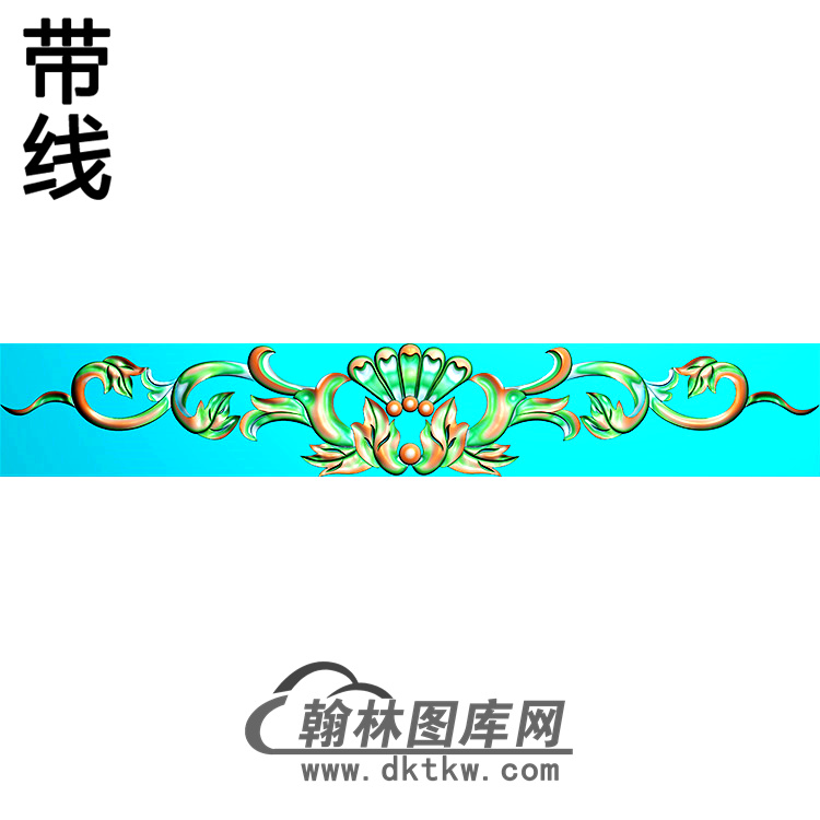 欧式长条洋花精雕图（CTH-256）展示