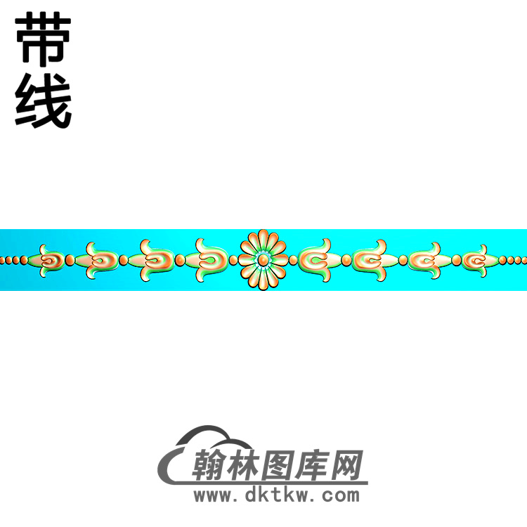 欧式长条洋花精雕图（CTH-259）展示