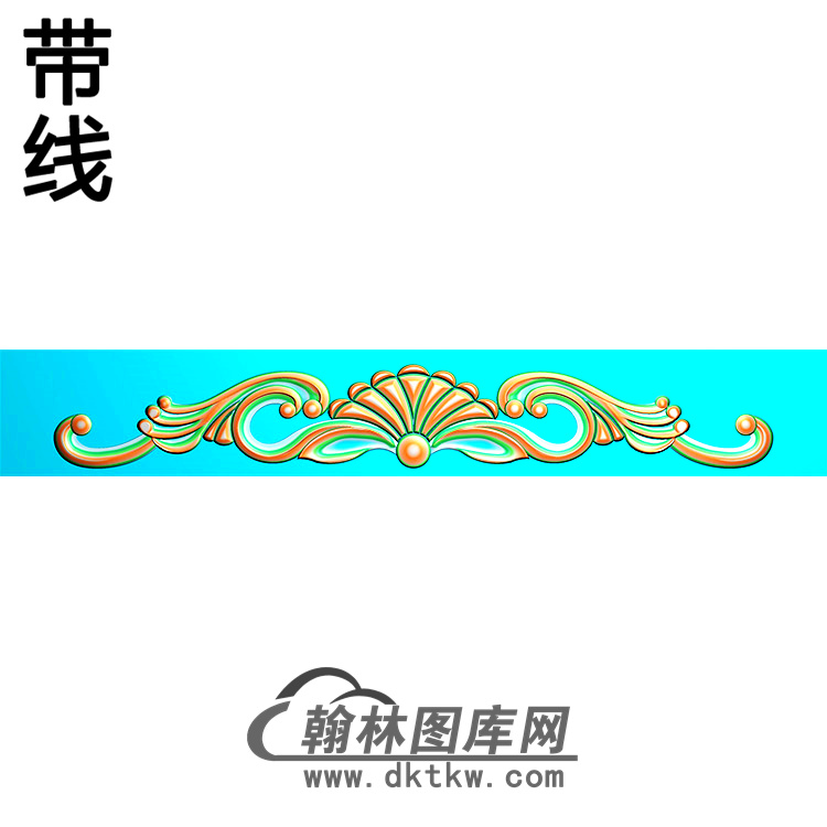 欧式长条洋花精雕图（CTH-268）展示