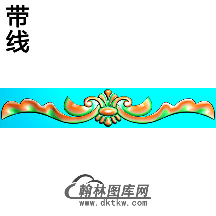欧式长条洋花精雕图（CTH-270）展示