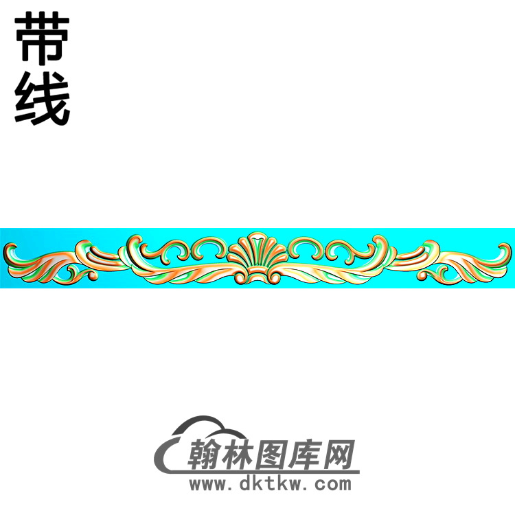 欧式长条洋花精雕图（CTH-281）展示