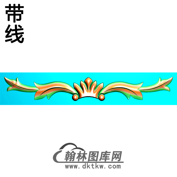欧式长条洋花精雕图（CTH-286）展示