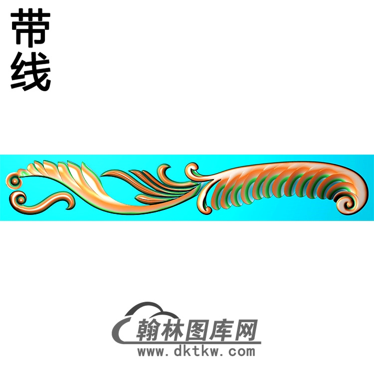 欧式长条洋花精雕图（CTH-295）展示