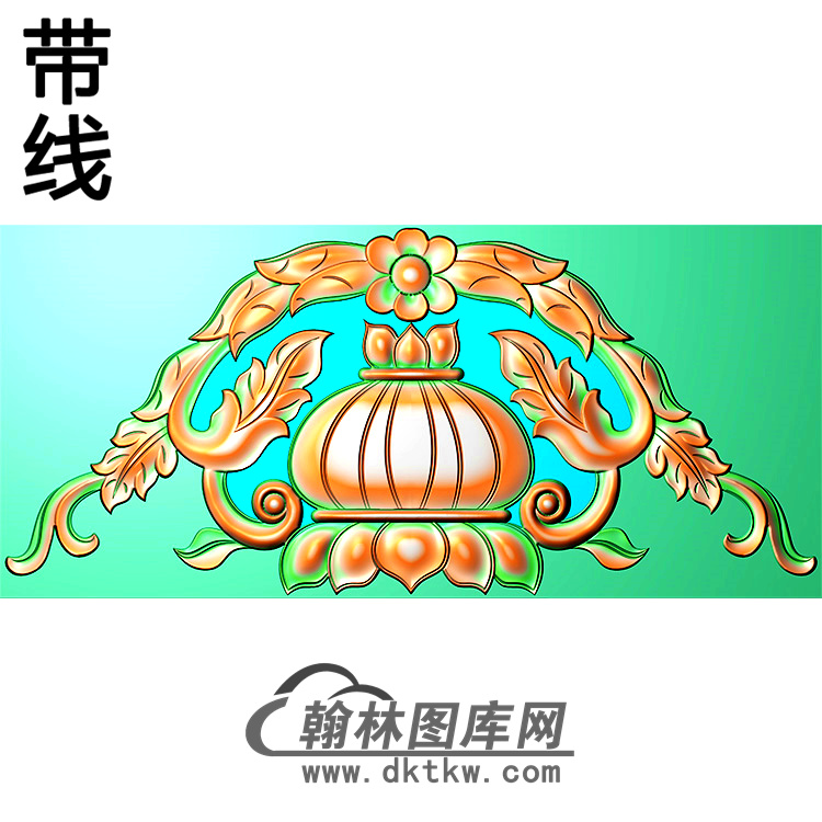 欧式长方形洋花精雕图（CYH-360）展示