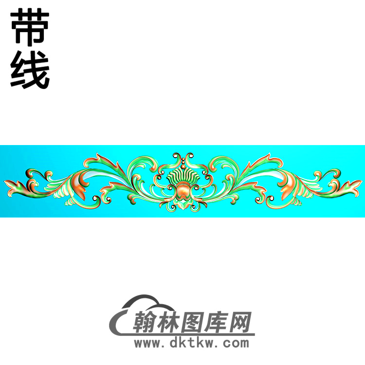 欧式长方形洋花精雕图（CYH-366）展示