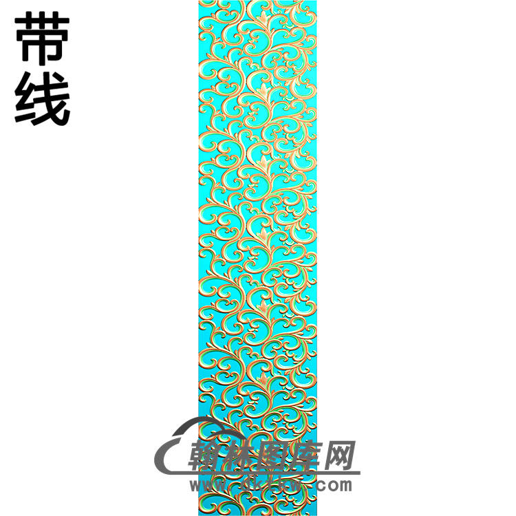 欧式长方形洋花精雕图（CYH-429）展示