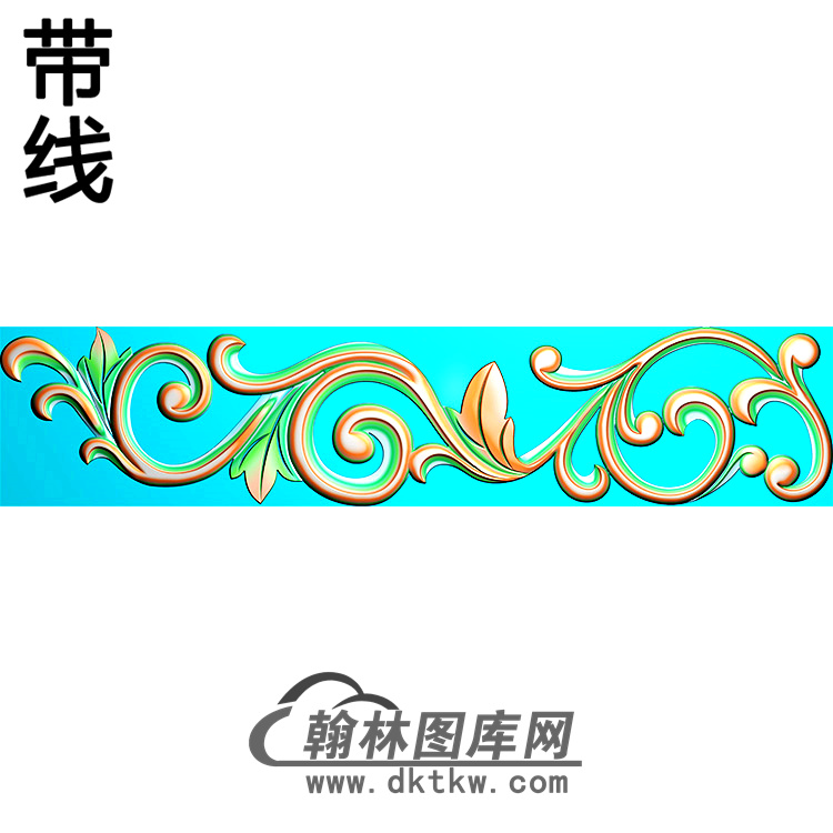 欧式长方形洋花精雕图（CYH-452）展示