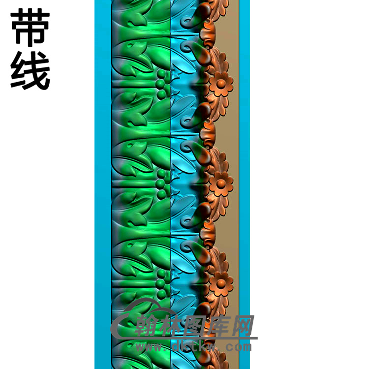 欧式腰线.束腰精雕图（YHH-003）展示