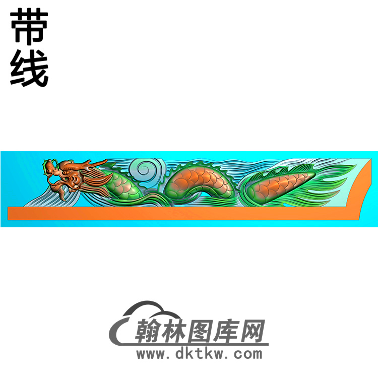 龙碑板精雕图（MBBB-1503）展示