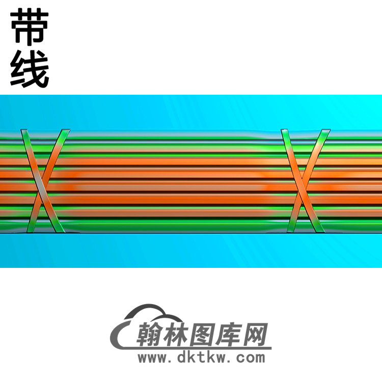 欧式腰线.束腰精雕图（YHH-046）展示