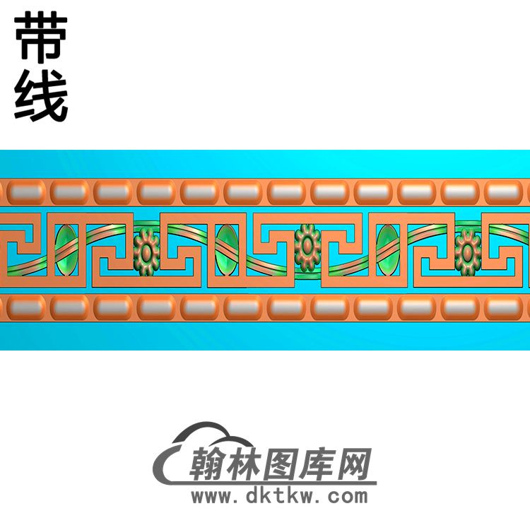 欧式腰线.束腰精雕图（YHH-061）展示