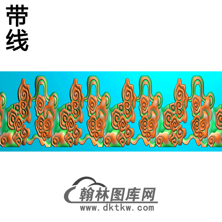 欧式腰线.束腰精雕图（YHH-077）展示