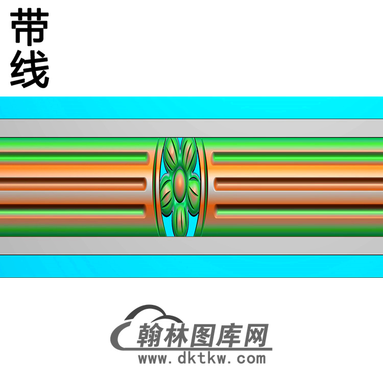 欧式腰线.束腰精雕图（YHH-082）展示