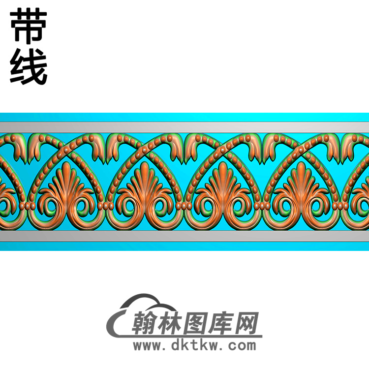 欧式腰线.束腰精雕图（YHH-086）展示