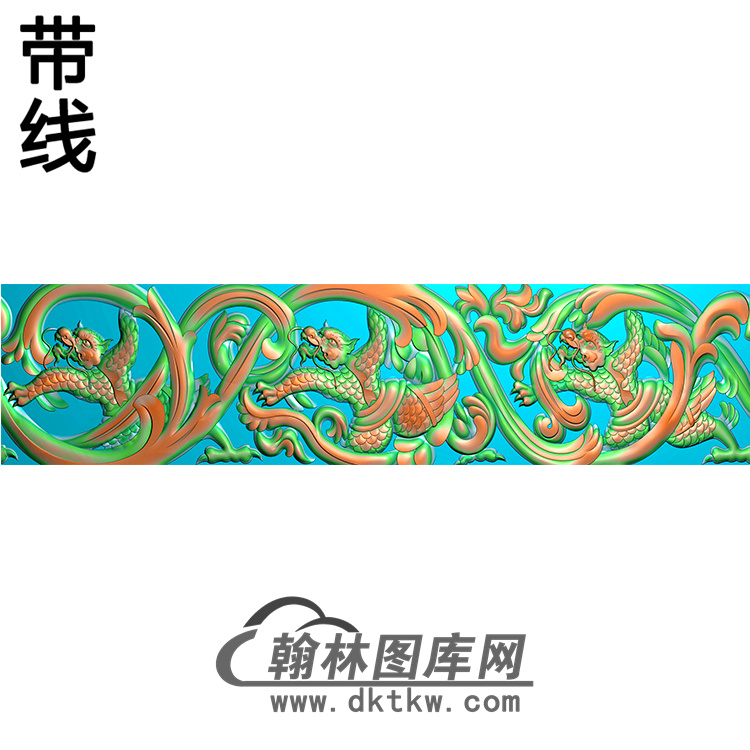 欧式腰线.束腰精雕图（YHH-090）展示