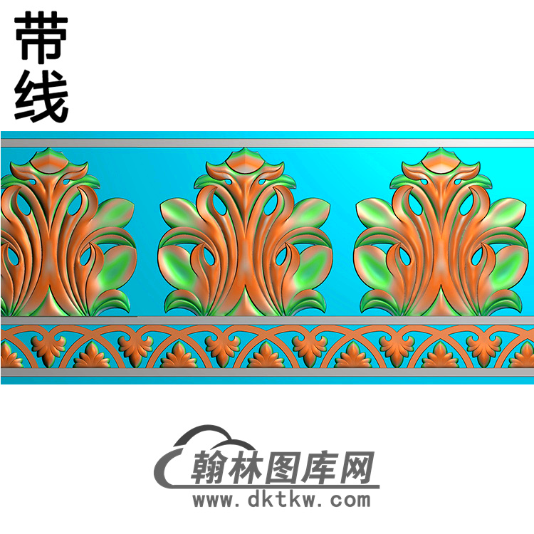 欧式腰线.束腰精雕图（YHH-103）展示