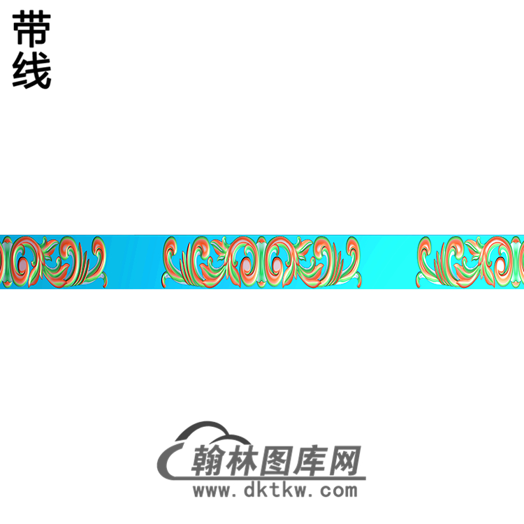 欧式腰线.束腰精雕图（YHH-111）展示