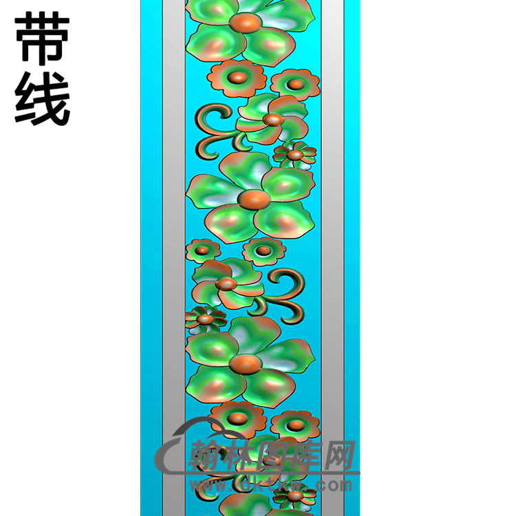欧式腰线.束腰精雕图（YHH-177）展示