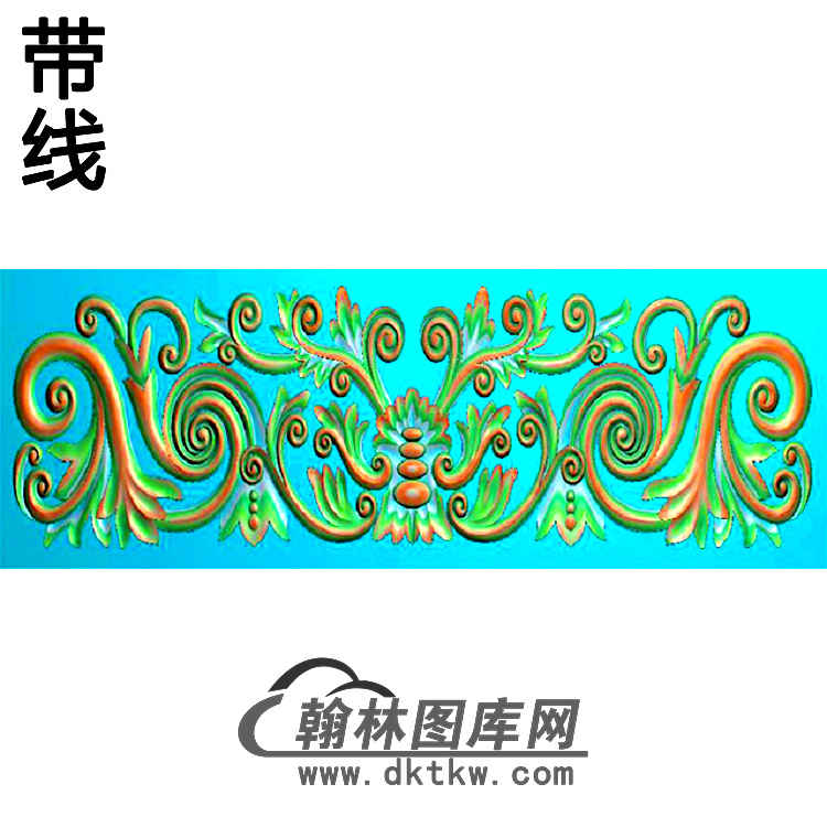 欧式束腰.腰线精雕图（YHH-297）展示