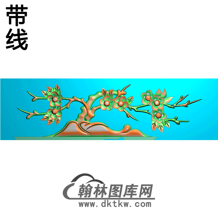 梅花碑板精雕图（MBBB-1562）展示