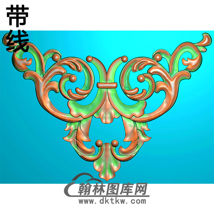 欧式洋花精雕图（QTH-009）展示