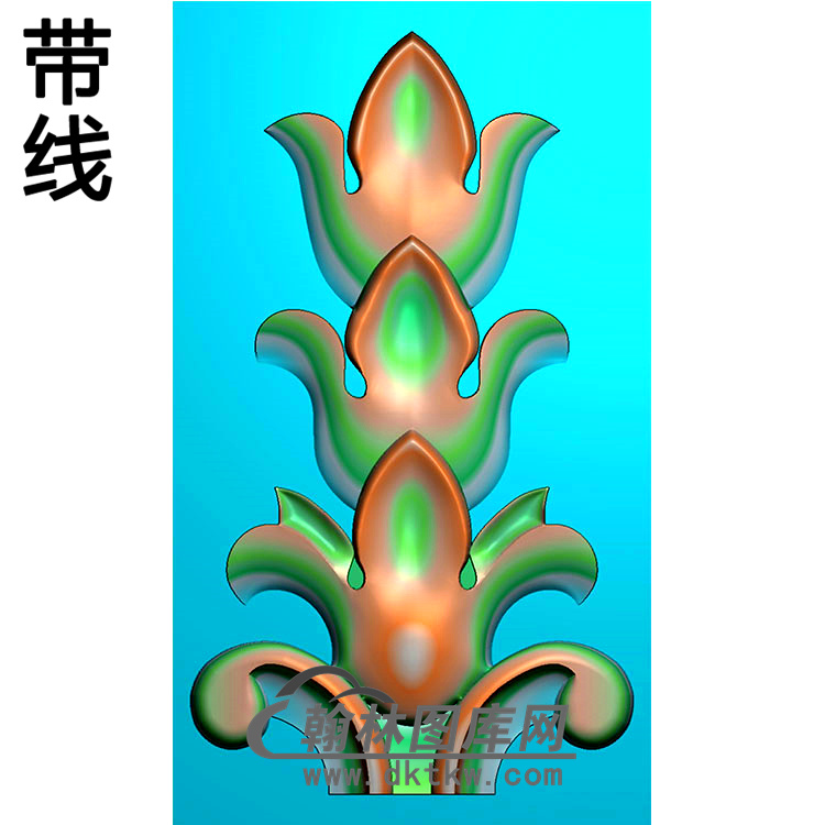 欧式洋花精雕图（QTH-024）展示