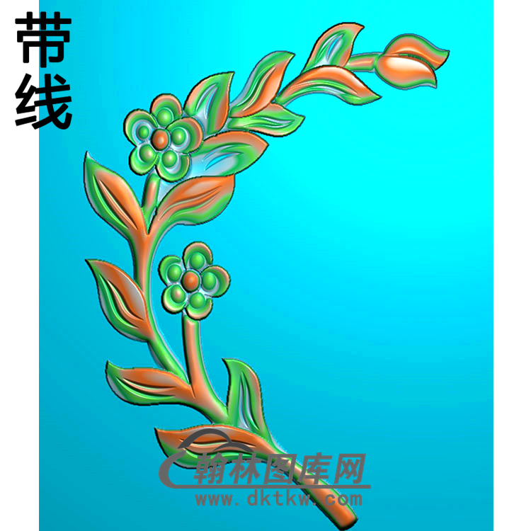 欧式洋花精雕图（QTH-029）展示