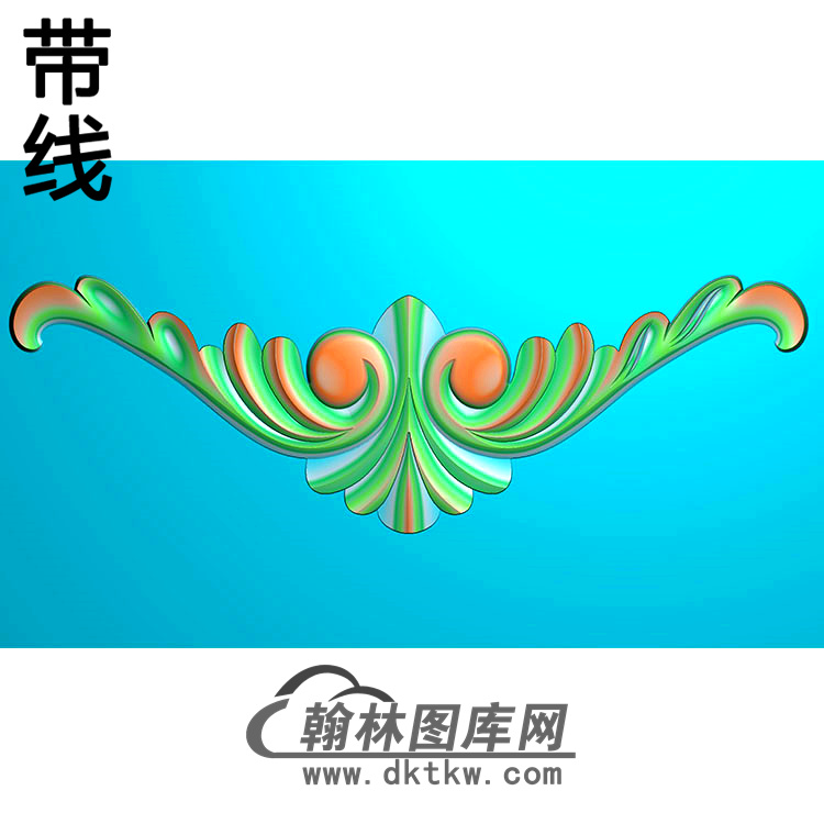 欧式洋花精雕图（QTH-043）展示