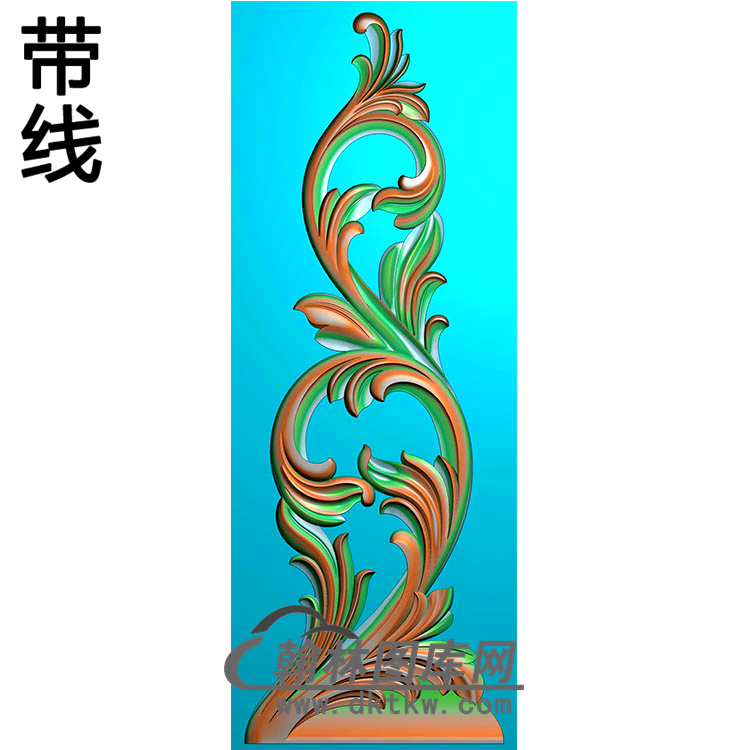 欧式洋花精雕图（QTH-054）展示