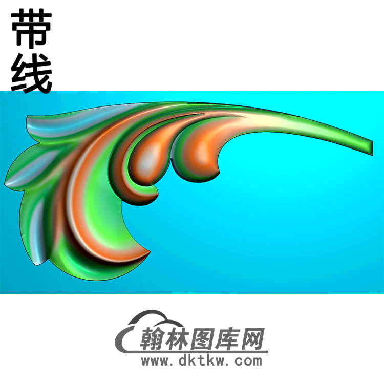 欧式洋花精雕图（QTH-064）展示