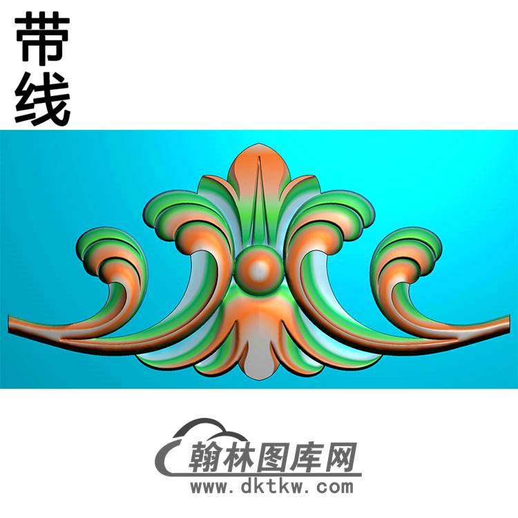 欧式洋花精雕图（QTH-075）展示
