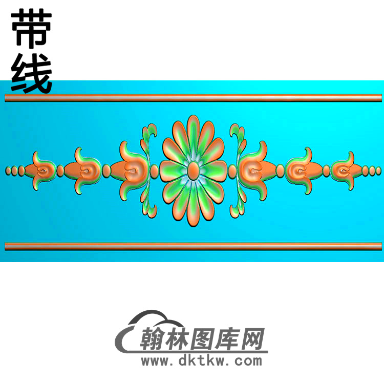 欧式洋花精雕图（QTH-085）展示