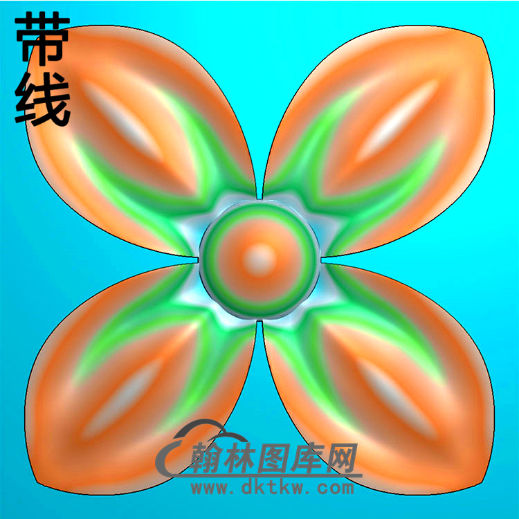 欧式洋花精雕图（QTH-095）展示