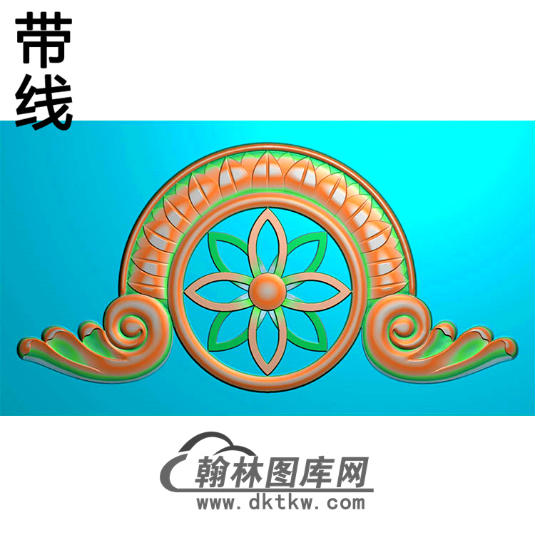 欧式洋花精雕图（QTH-100）展示