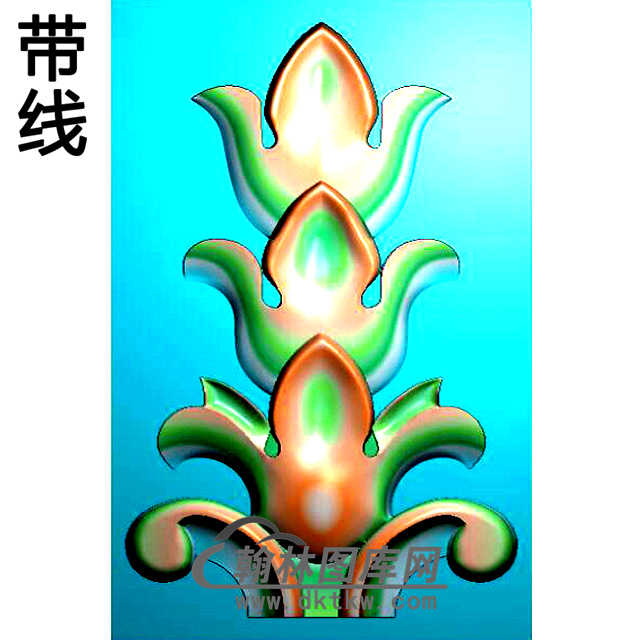 欧式洋花精雕图（QTH-114）展示